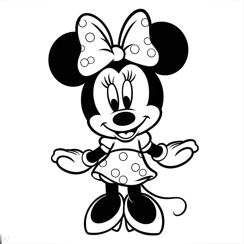 The colorful world of minnie mouse