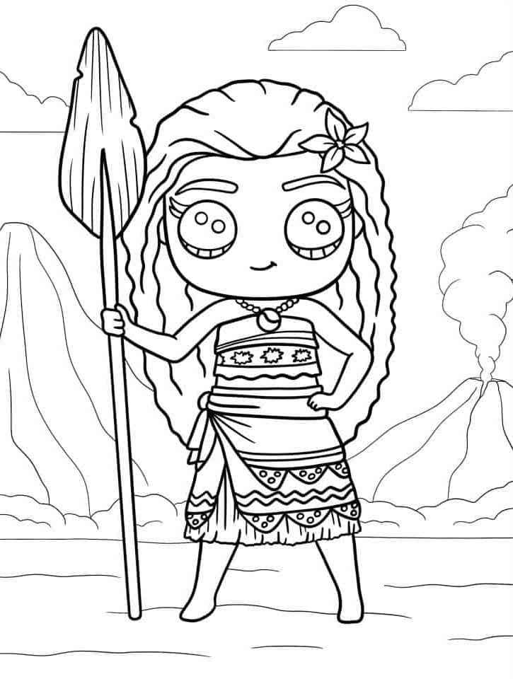 Moana coloring pages by coloringpageswk on