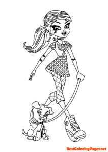 Monster high coloring pages