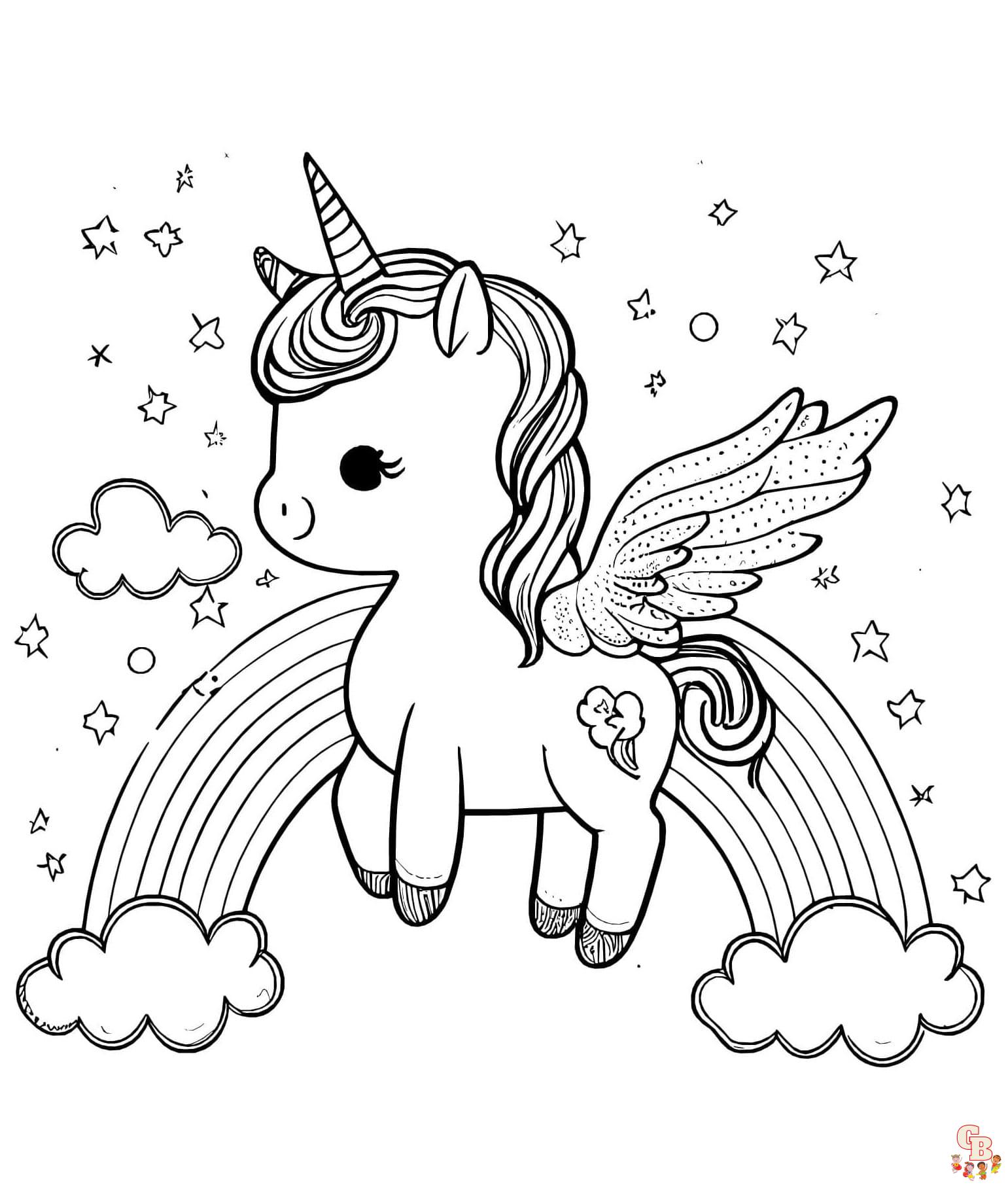 Printable mythical creatures coloring pages free