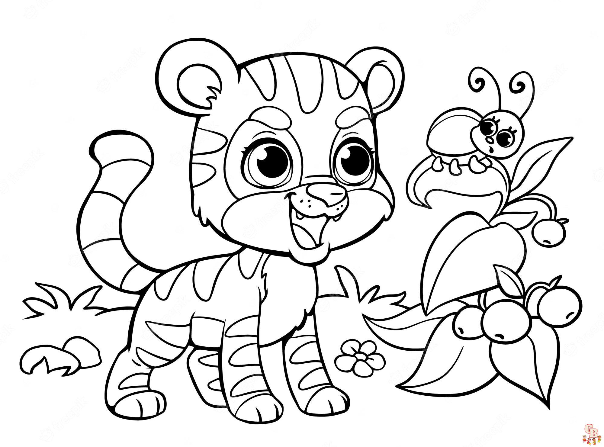 Fun and easy baby animals coloring pages for kids