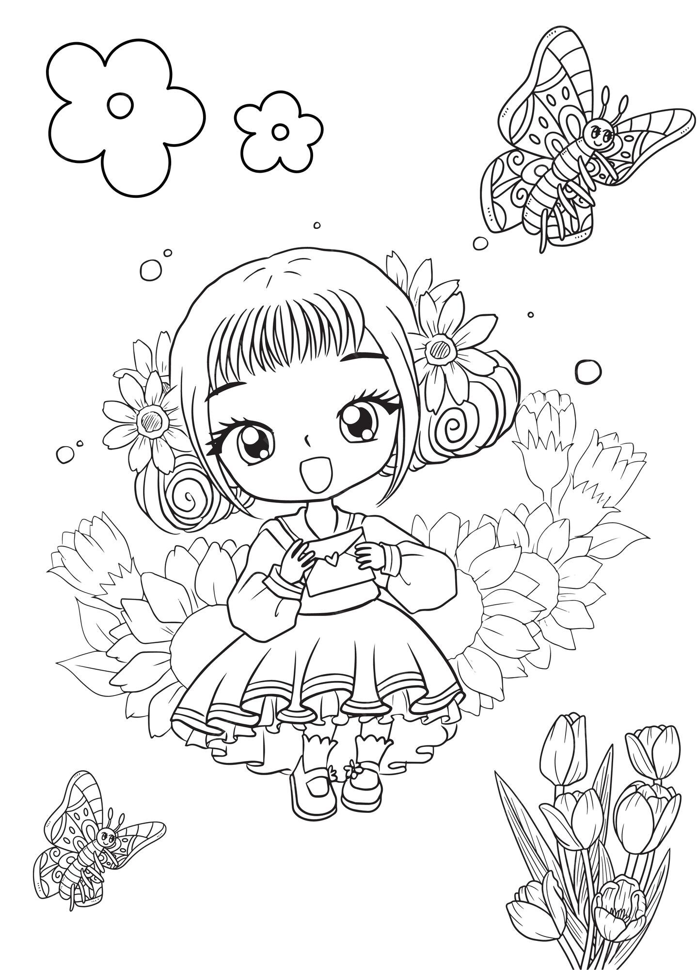 Premium vector coloring page for kids vector art