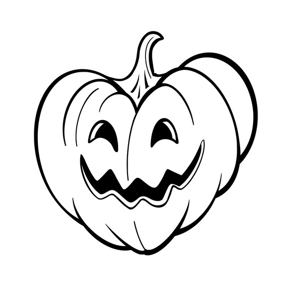 Cute halloween pumpkin pumpkin heart svg halloween color page halloween cricut cute halloween clip art printable png