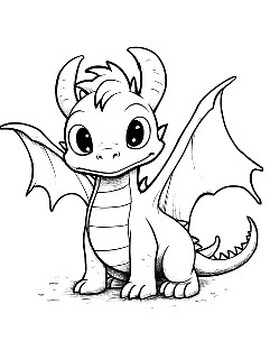 Cute dragon coloring pages printable coloring book coloring pages for kids