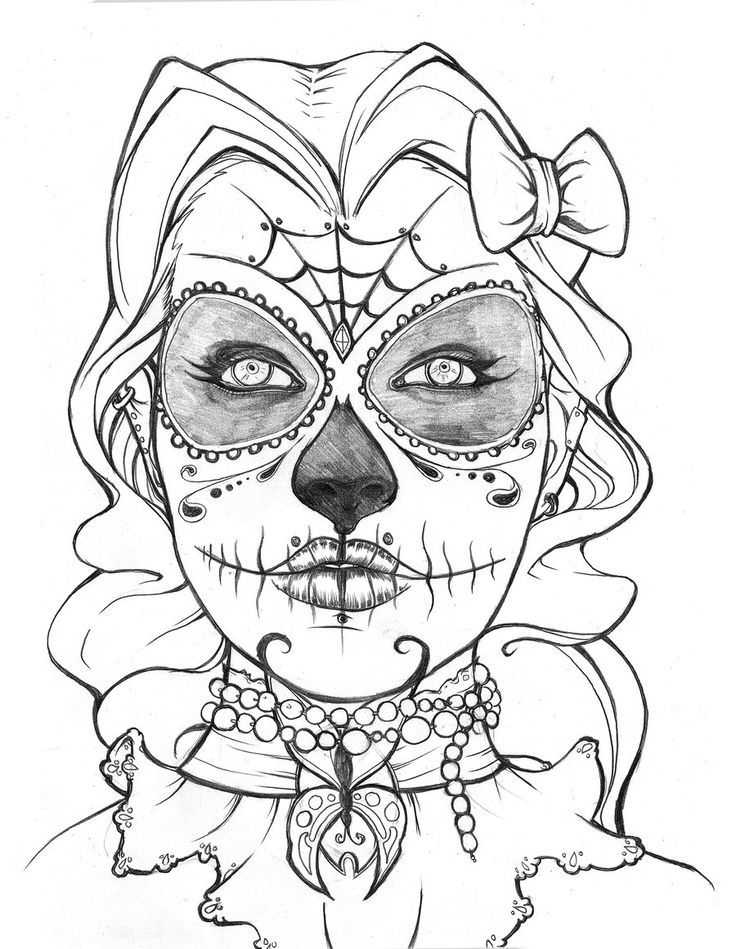 Cool sugar skull coloring pages ideas skull coloring pages coloring pages adult coloring pages