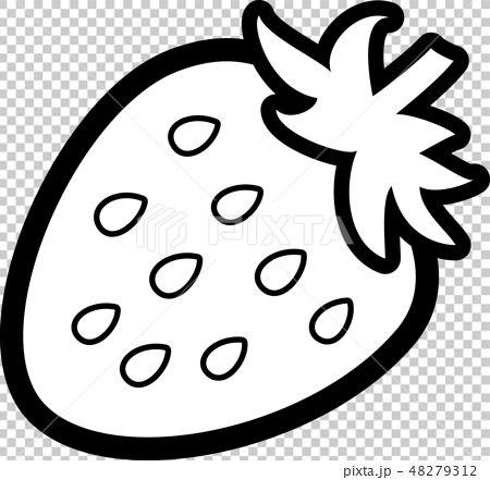 Strawberry coloring picture