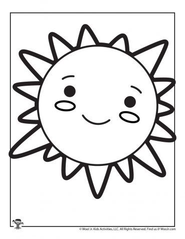 Cute sun coloring page for kids woo jr kids activities childrens publishing sun coloring pages free kids coloring pages cool coloring pages