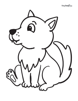 Wolf coloring pages â printable sheets
