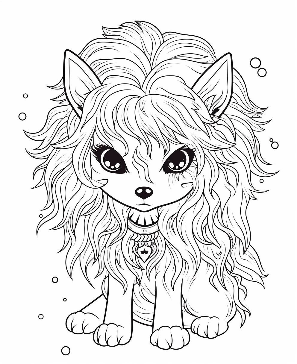 Werewolf coloring books for children years old coloring pages