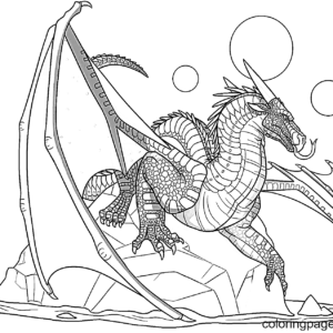 Wings of fire coloring pages printable for free download