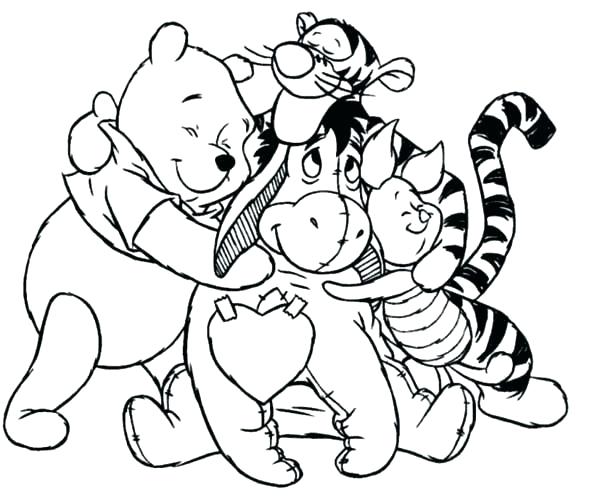 Winnie the pooh coloring pages â free printable coloring page