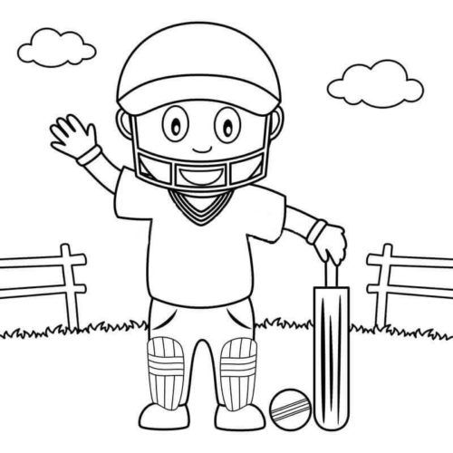 Cricket colourg pictures to prt sports colorg pages colorg pictures prt pictures
