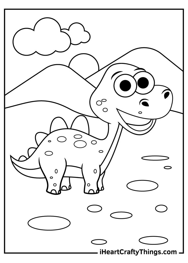 Cute dinosaurs coloring pages dinosaur coloring pages kindergarten coloring pages coloring pages