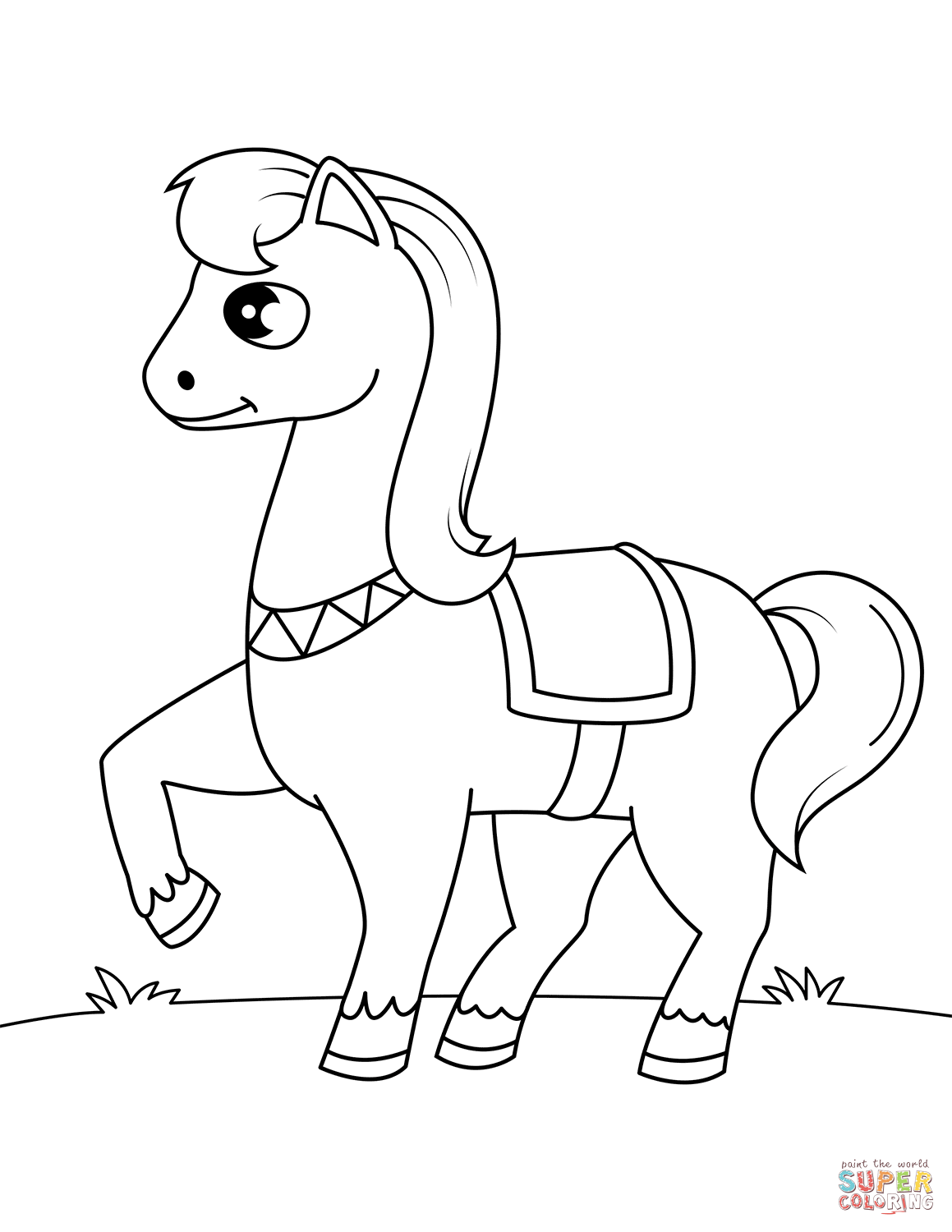 Awesome horse and pony coloring pages animal coloring pages horse coloring pages cute coloring pages