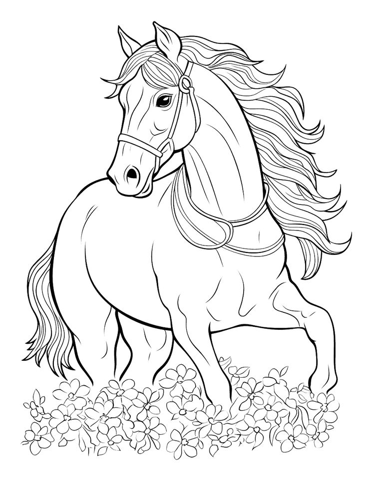 Free horse coloring pages for kids adults horse coloring books horse coloring pages horse coloring