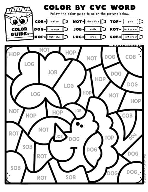 Cvc worksheets