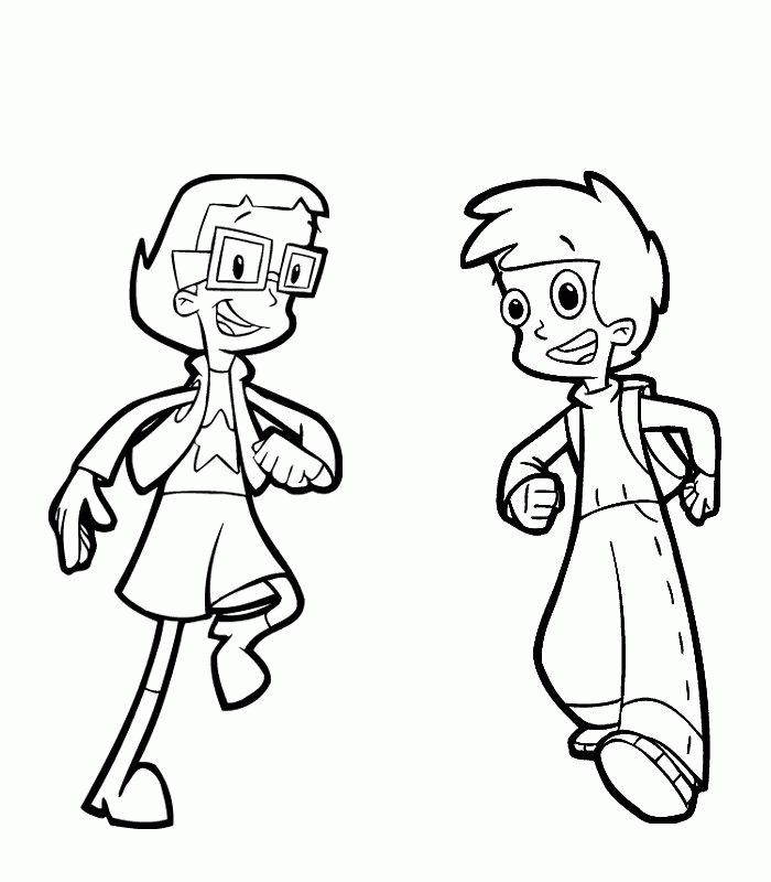 Cyberchase coloring pages to download and print for free