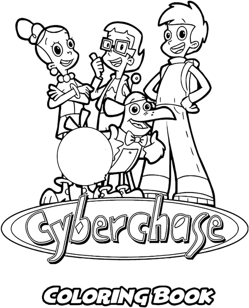 Cyberchase coloring book coloring book for kids and adults activity book with fun easy and relaxing coloring pages books
