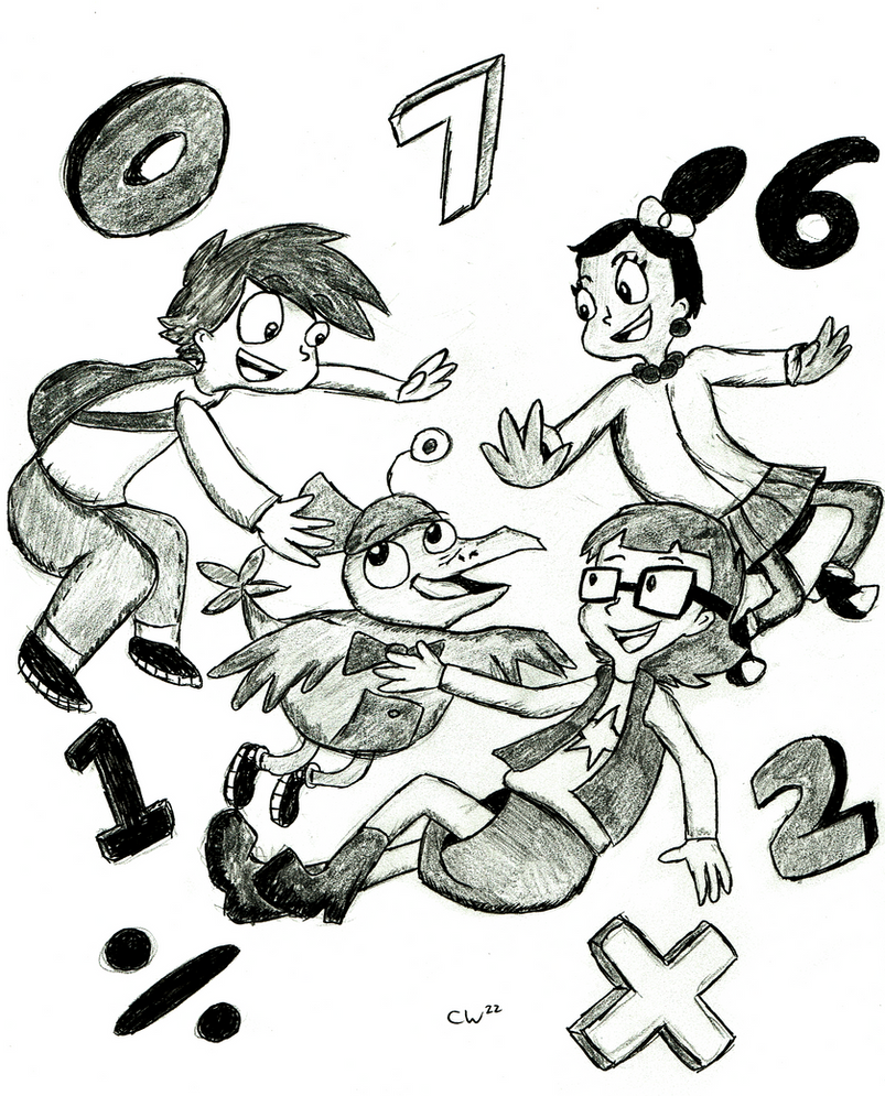 Running in a cyberchase by floofybluedragon on