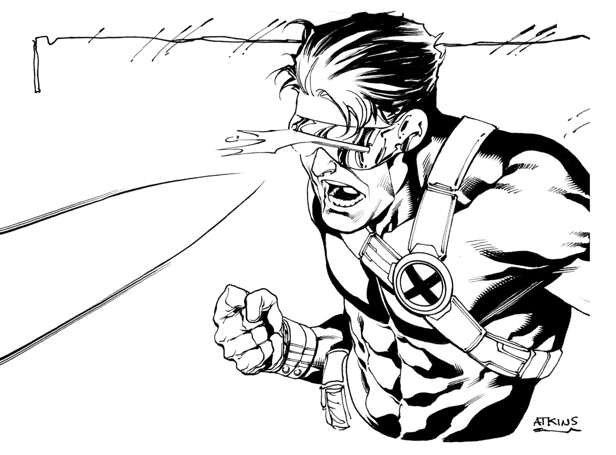 Robert atkins art daily sketch cyclops