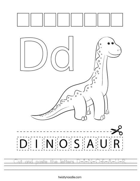 Cut and paste the letters d