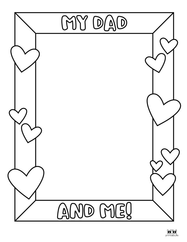 Fathers day coloring pages