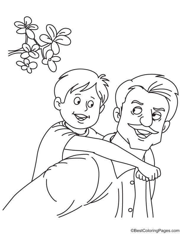 Father with son colorg page download free father with son colorg page for kids fathers day colorg page fathers day drawgs colorg pages