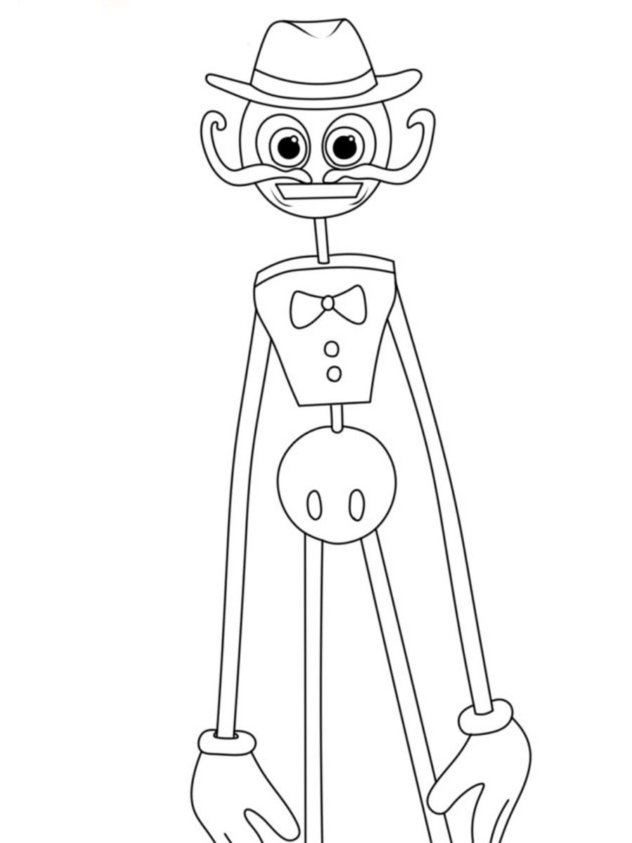 Daddy long legs coloring pages coloring pages poppy coloring page avengers coloring