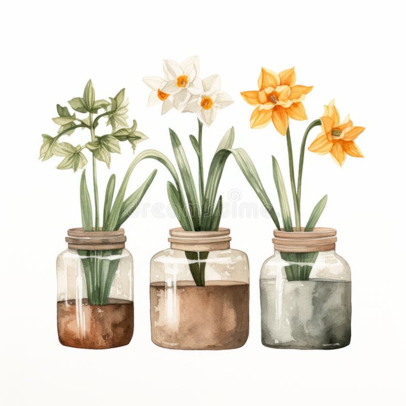 Daffodils minimalist stock illustrations â daffodils minimalist stock illustrations vectors clipart