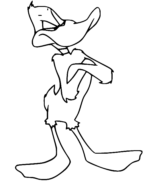 Daffy duck coloring pages printable for free download