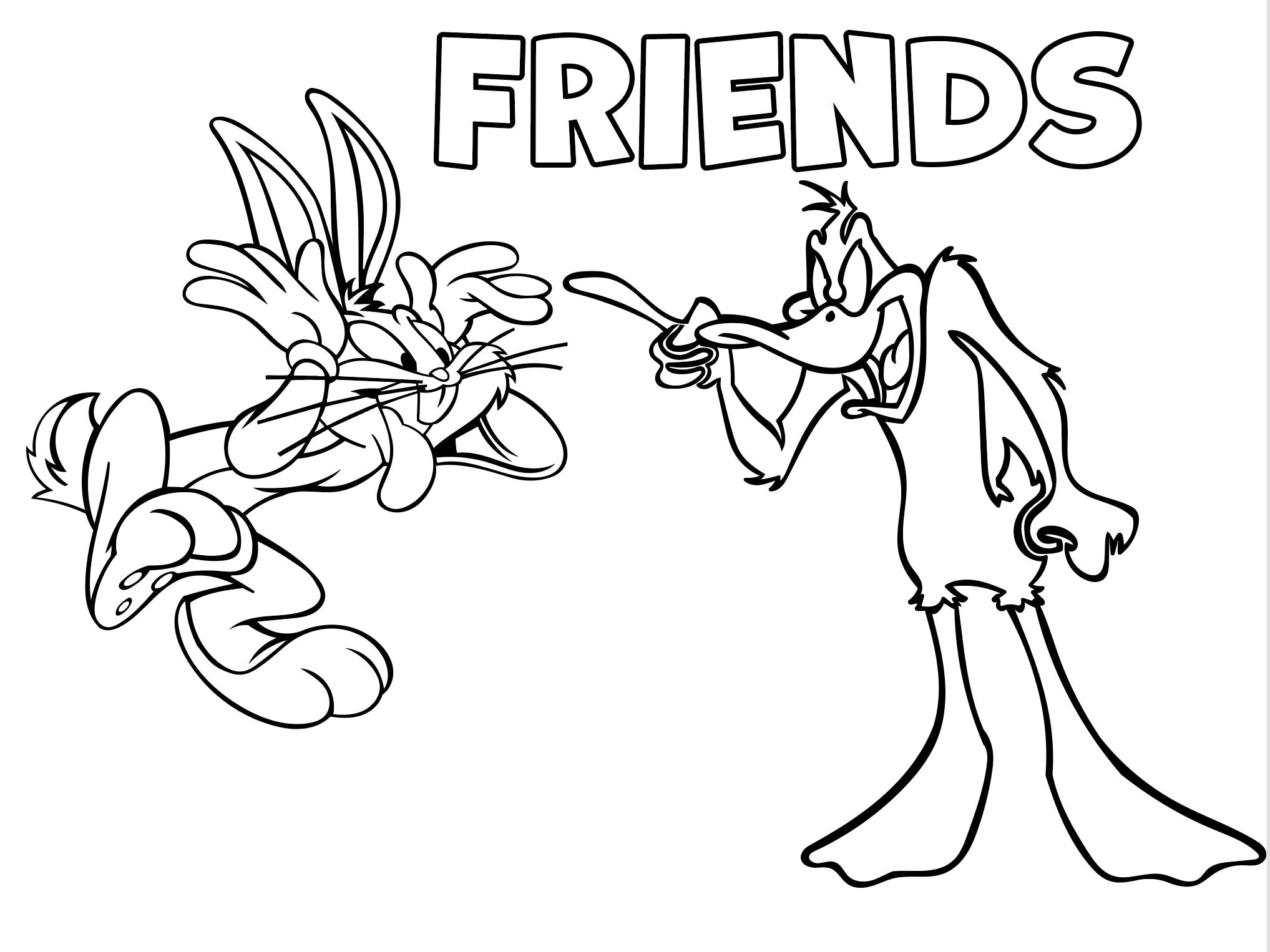 Bugs bunny png daffy duck png kids coloring activity download now