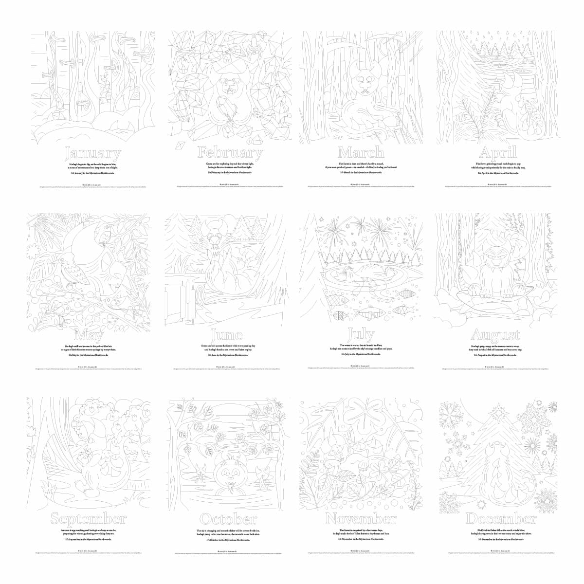 Hodag digital coloring sheets â hodag