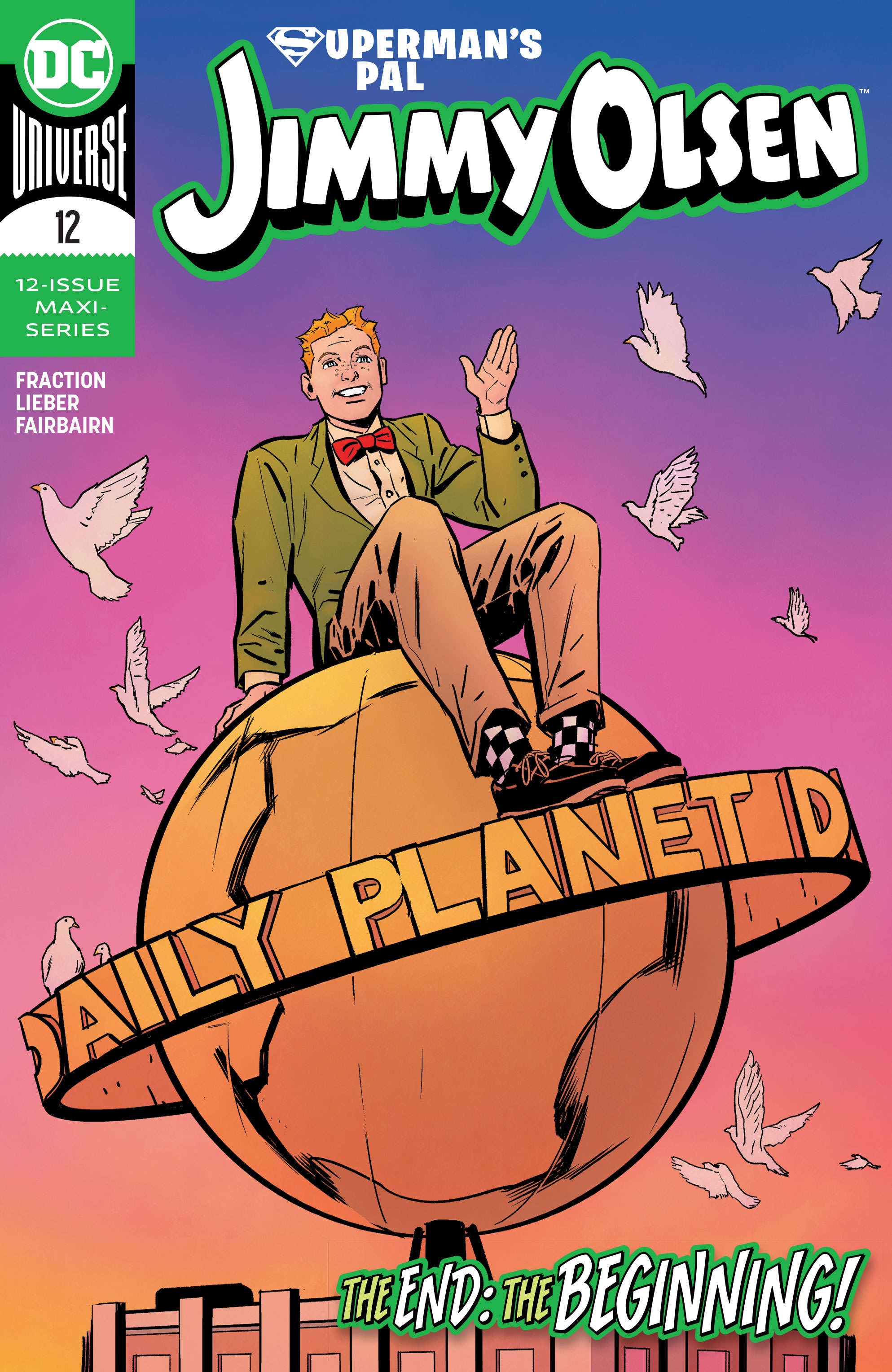Jimmy olsen exclusive matt fraction and steve lieber on the series finale wire
