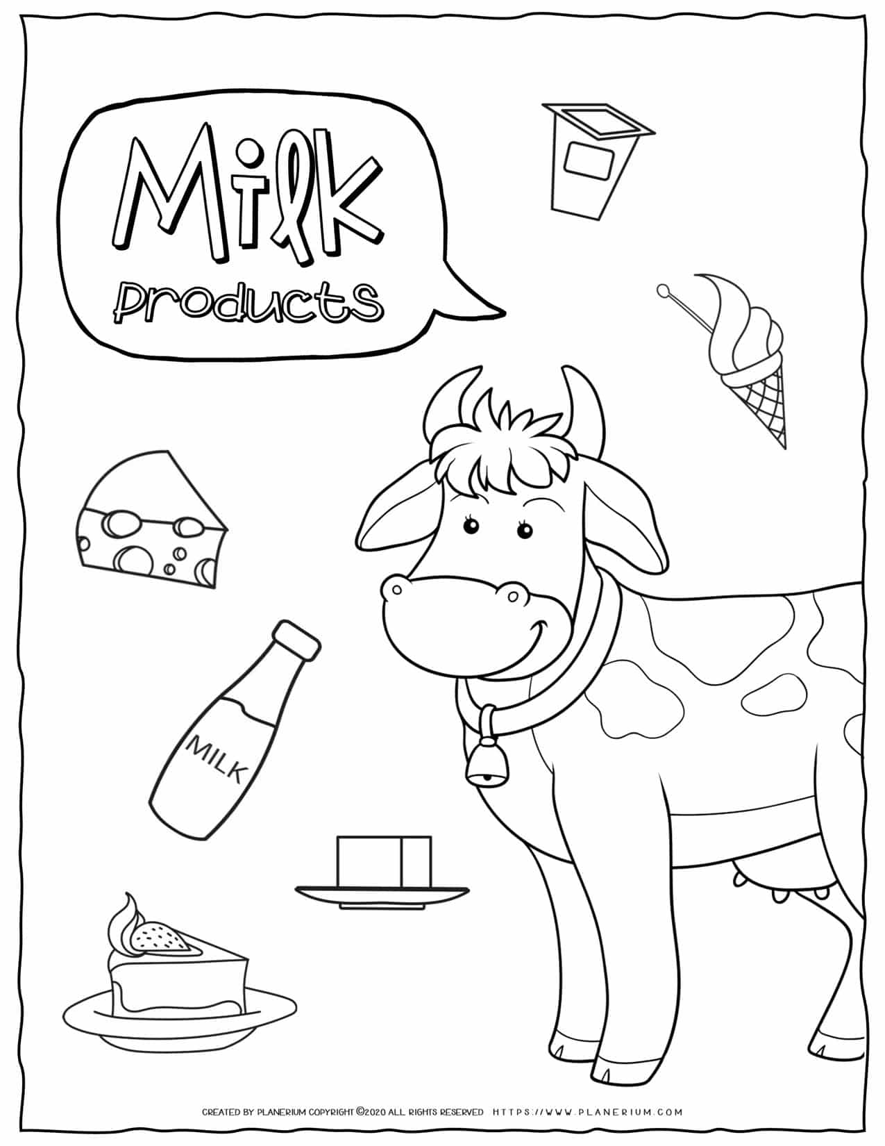 Food coloring page