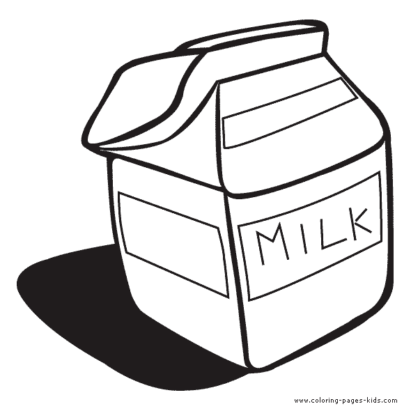 Pack of milk color page
