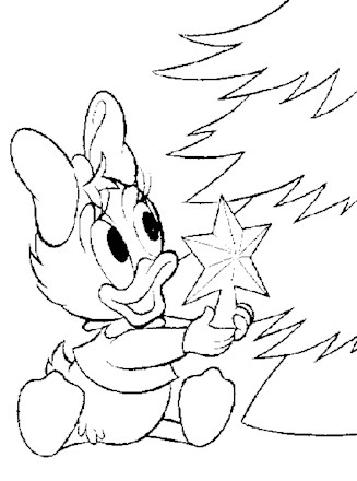 Disney characters coloring page