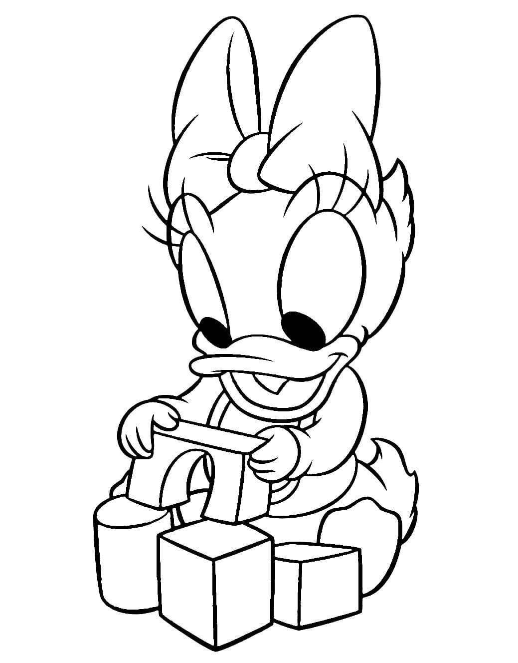 Daisy duck coloring pages