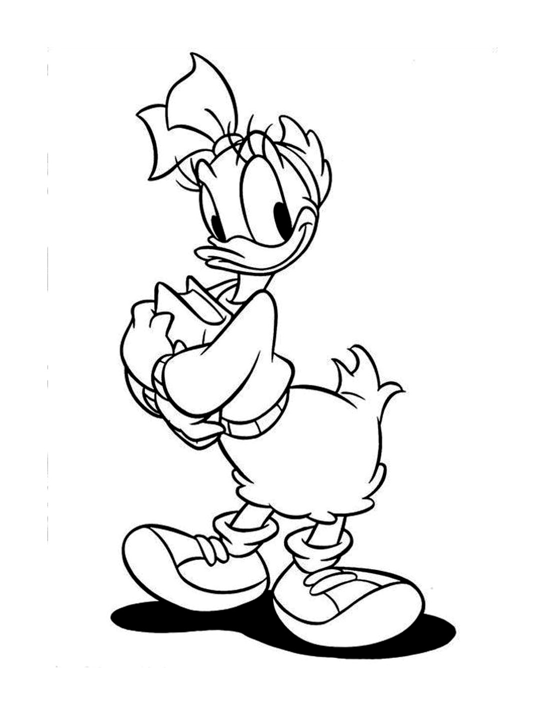 Image of daisy to print and color