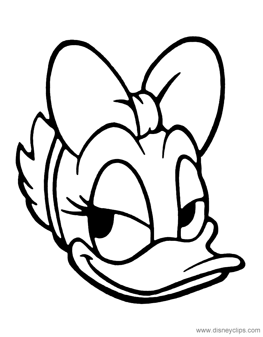 Daisy duck coloring pages
