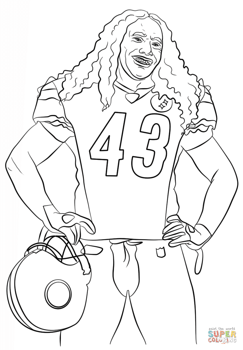 Dak prescott coloring page