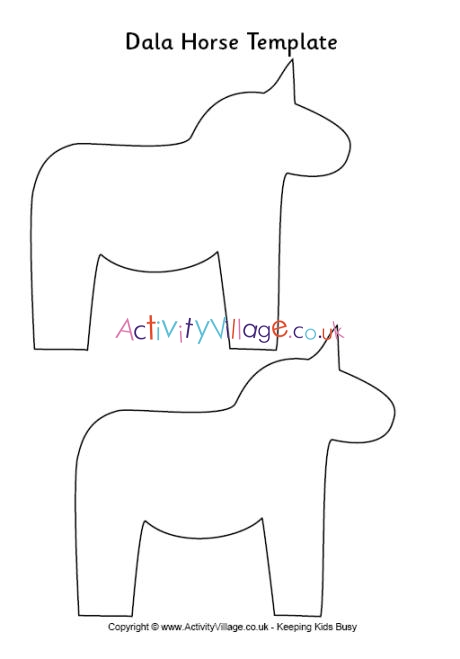 Dala horse craft