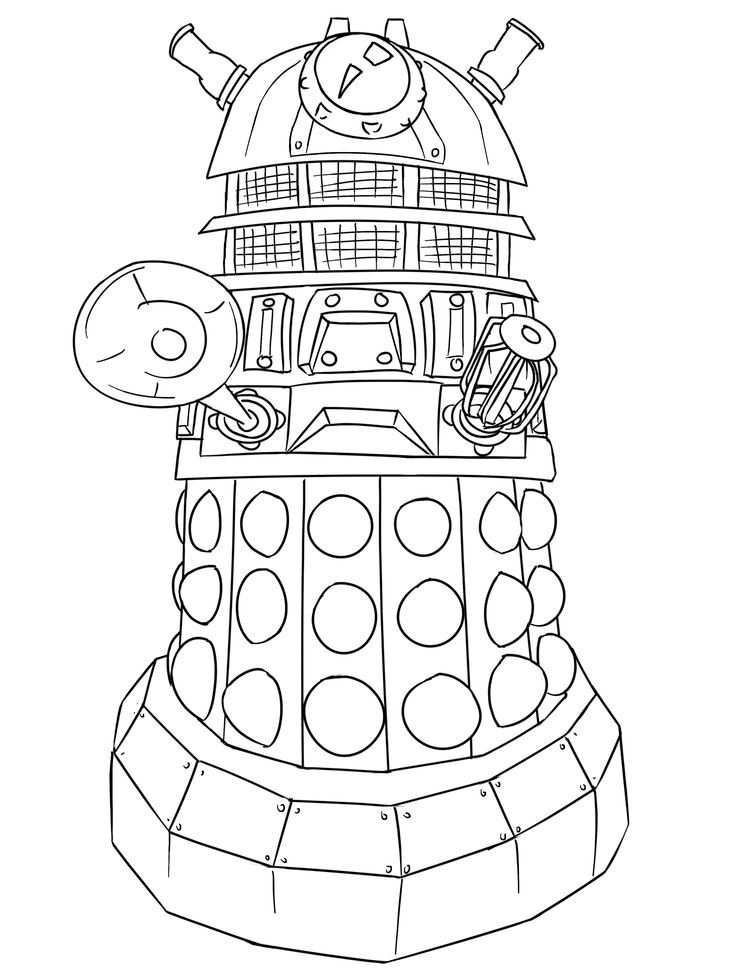 Doctor who coloring pages