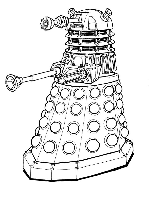 Dalek lineart by slycherrychunks on deviantart doctor who drawings dalek doctor who tattoos