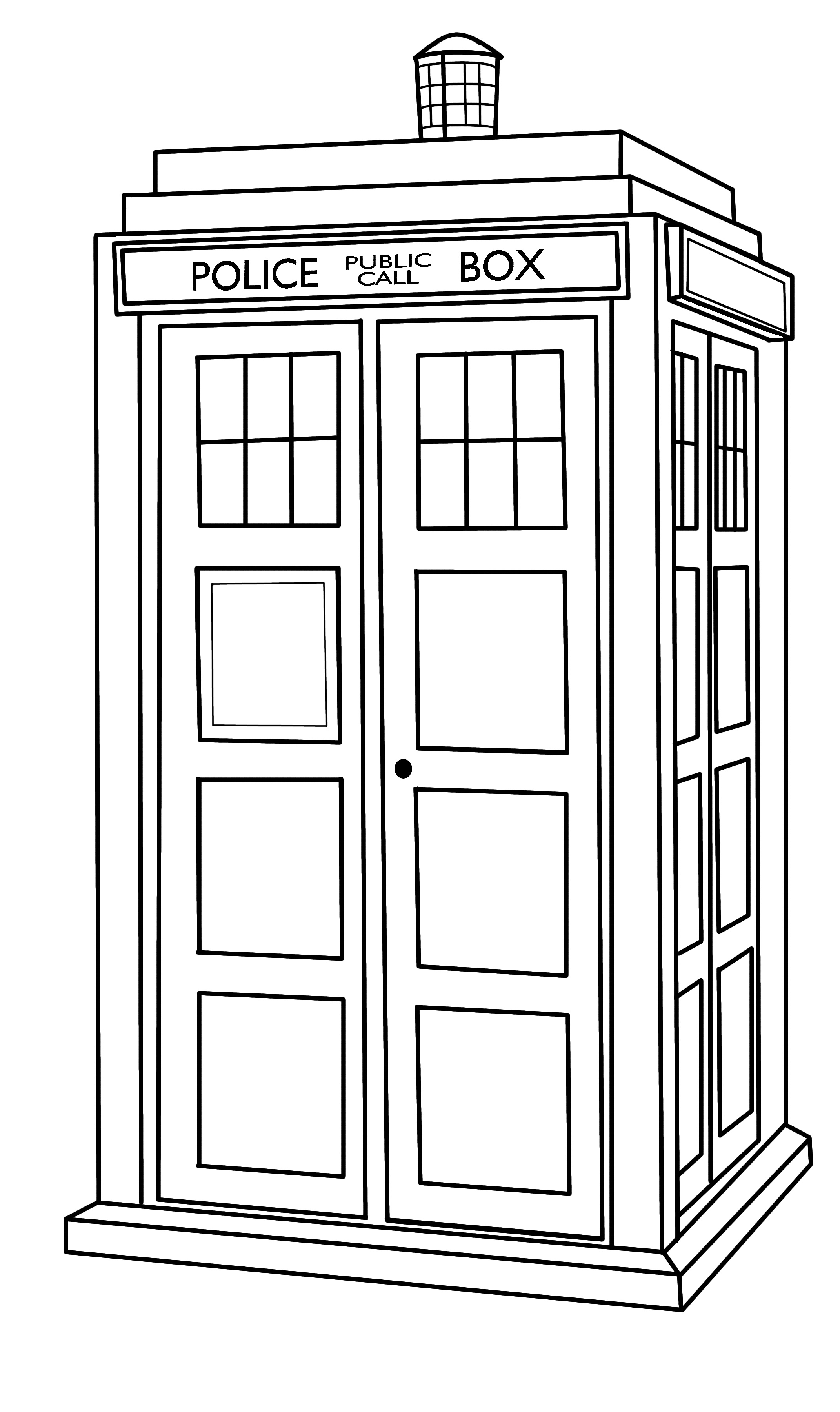 Tardis outline by callmepin on
