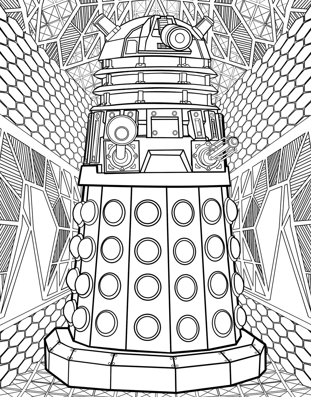 Doctor who coloring pages