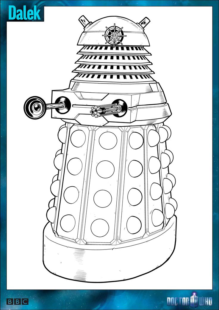 Doctor who colouring