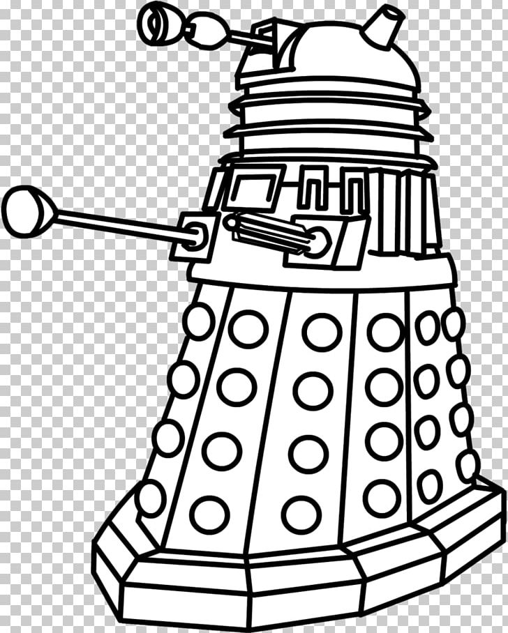 Dalek drawing tardis coloring book ninth doctor png clipart adult area art black and white cartoon