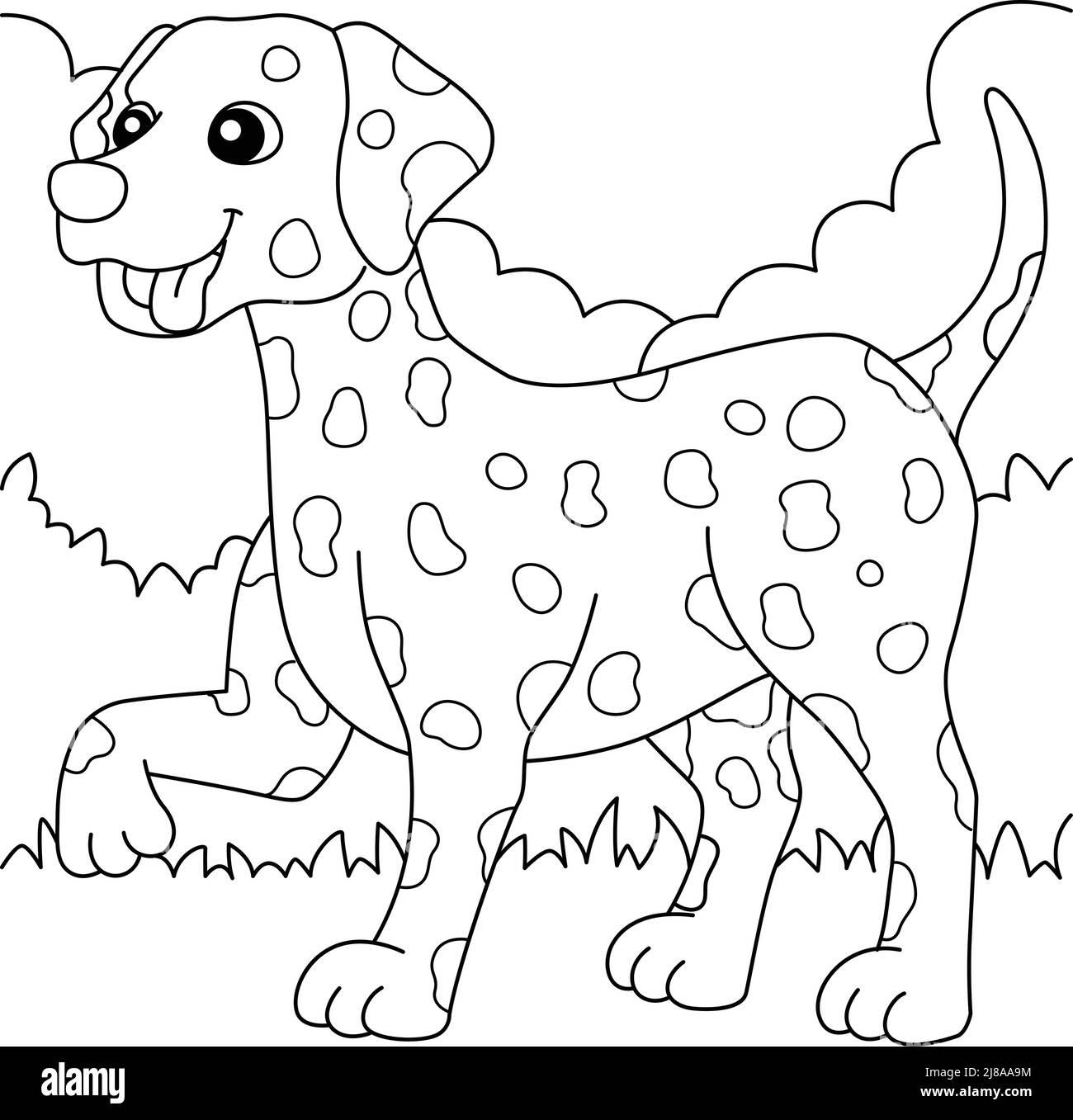 Dalmatian dog book stock vector images
