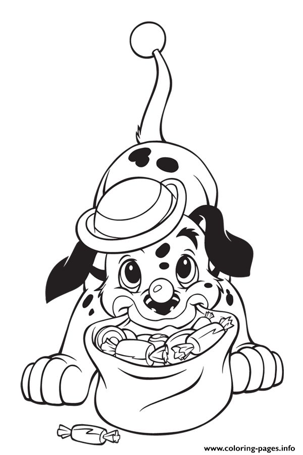 Prt cute dalmatian havg sweet fc colorg pages horse colorg pages disney colorg pages halloween colorg book