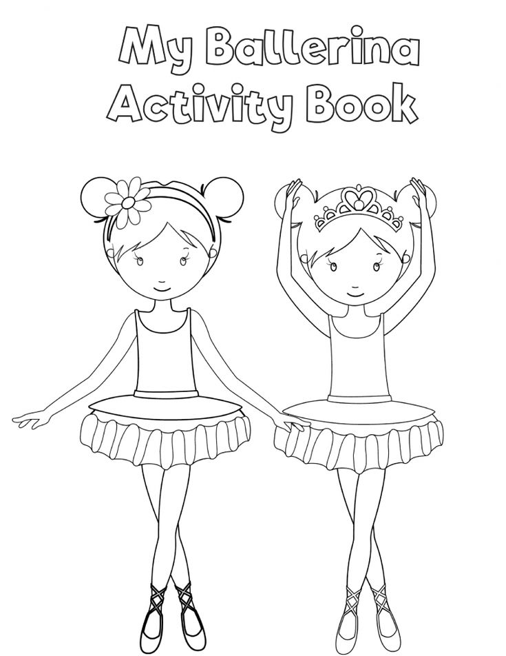 Free printable preschool ballerina workbook dance coloring pages ballet crafts ballerina coloring pages